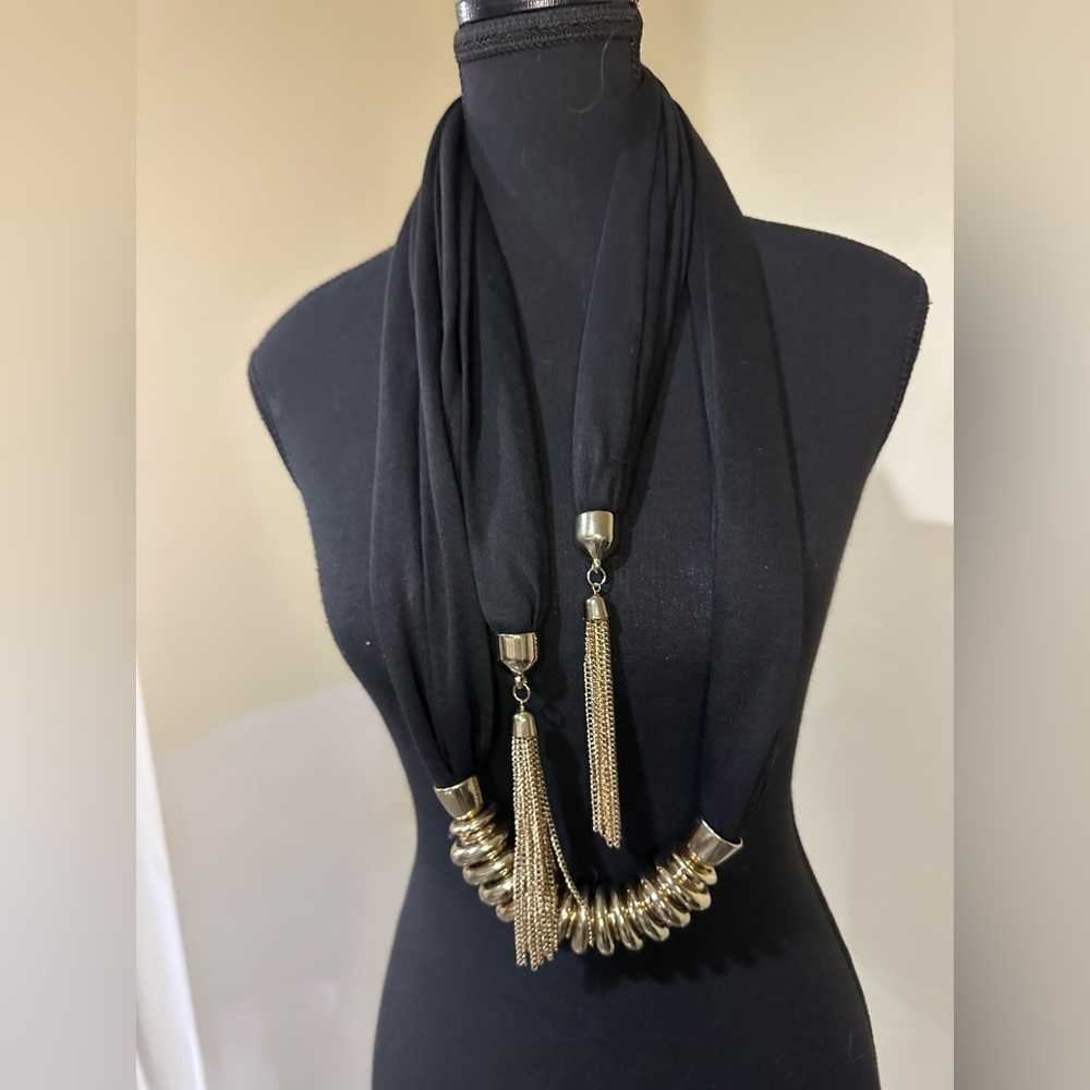 Scarf  necklace
